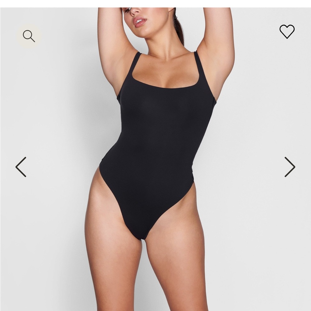 Black skims bodysuit